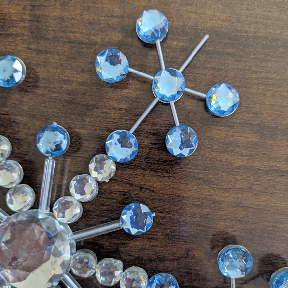 ❗ SOLD ❗Bling Rhinestone Snowflake Tree Topper - Picture 4 of 6